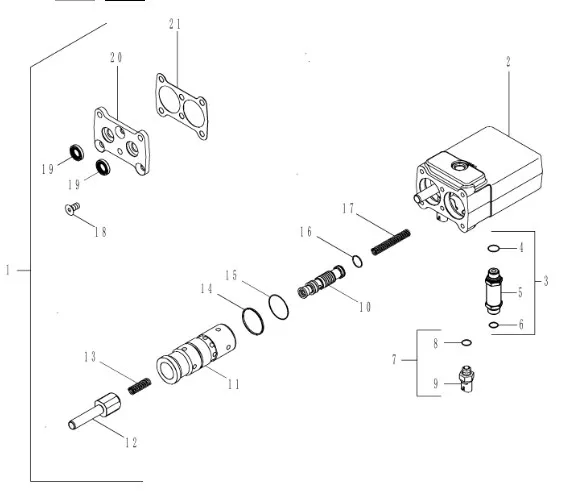 279266A1 - Выключатель клапана тормозного TGT8./Mg., TJT9./St.